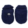 Best Joha Joha Dark Blue Melange Mittens Merino Wool