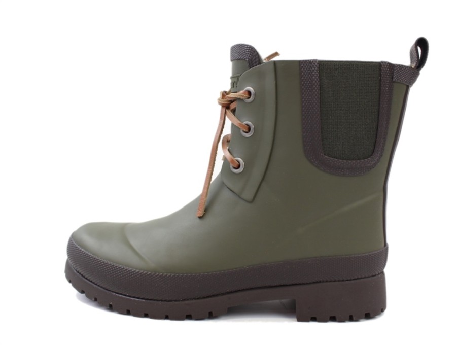 Wholesale Bisgaard Bisgaard Winter Rubber Boot Green With Wool Lining