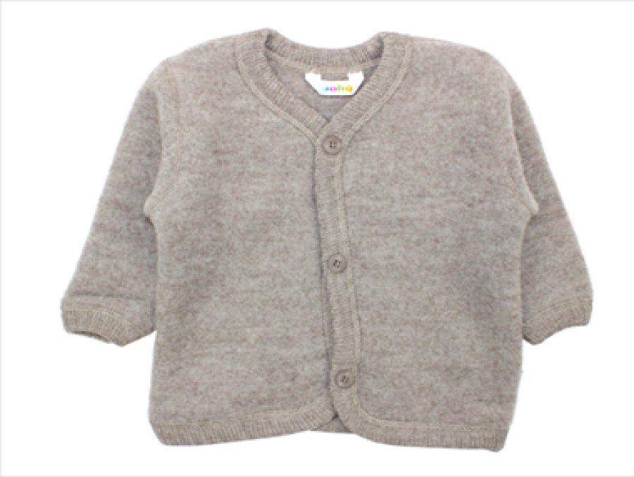 Hot Joha Joha Sesame Melange Wool Cardigan