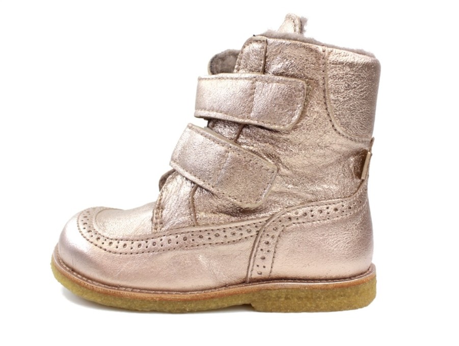 Hot Bisgaard Bisgaard Winter Boot Elba Platin With Velcro And Tex