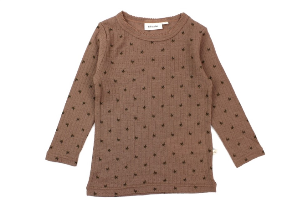 Best Lil Atelier Lil Atelier Top Sinopia Fresco Merino Wool