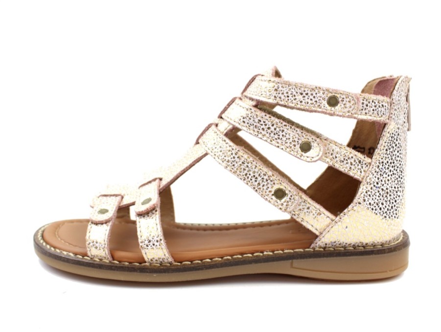 Online Arauto RAP Arauto Rap Sandal Whisper Gold With Velcro And Zip