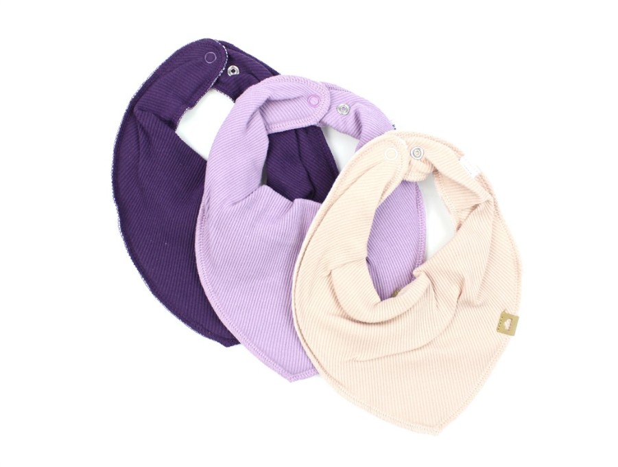 Wholesale Name It Name It Rose Smoke Fleece Bib (3-Pack)