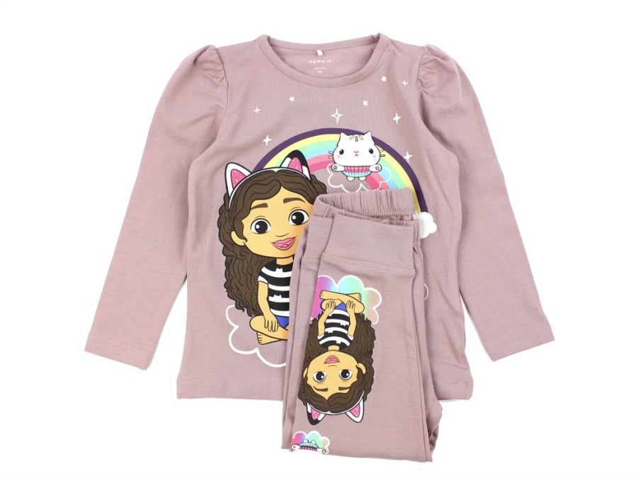 Clearance Name It Name It Deauville Mauve Gabby'S Dollhouse Pajamas