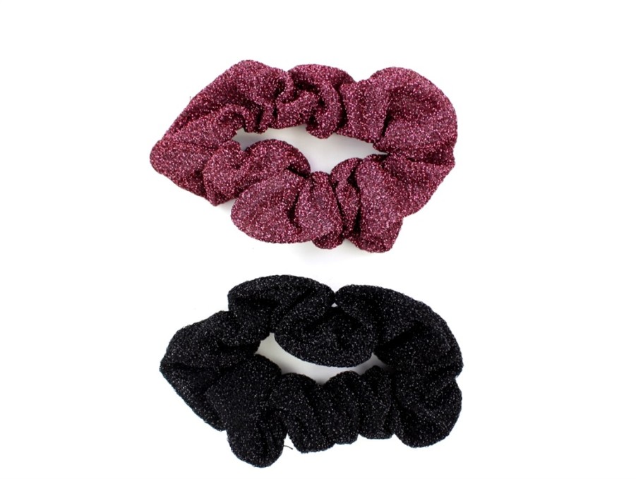 Online Petit by Sofie Schnoor Petit By Sofie Schnoor Hair Elastics Black Red Mix Glitter (2 Bodys)