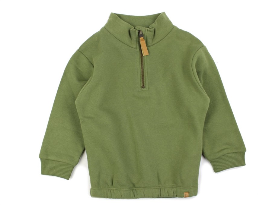 Hot Lil Atelier Lil Atelier Loden Green Sweat Pullover