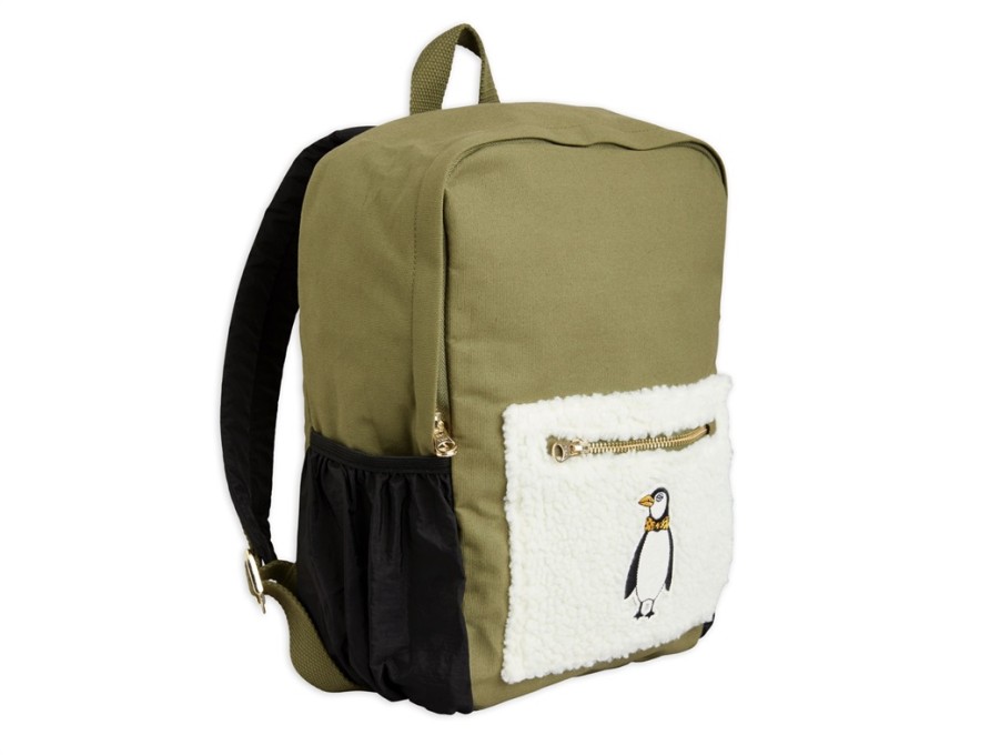 Clearance Mini Rodini Mini Rodini Green Penguin Backpack