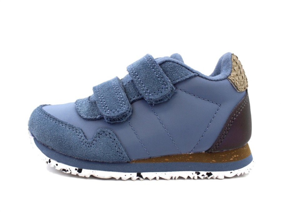 Online Woden Woden Kids Sneaker Nor Vintage Blue