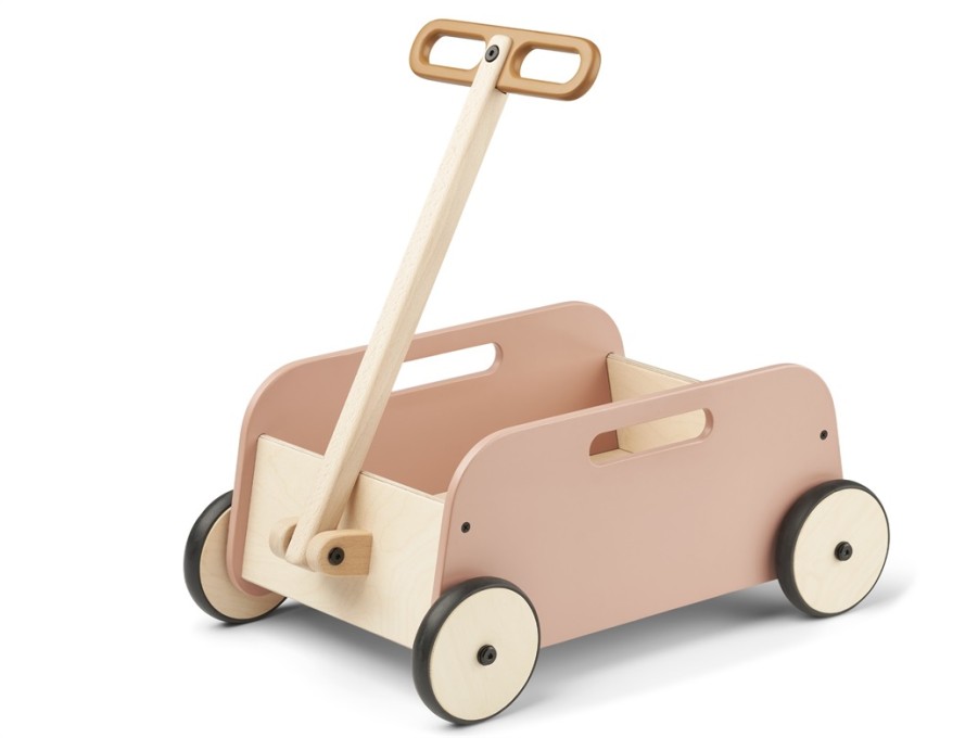 New Liewood Liewood Tuscany Rose/Golden Caramel Mix Wooden Wagon Tyra