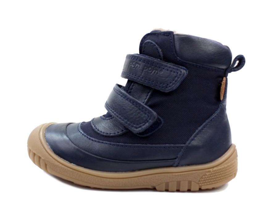 Best Pom Pom Pom Pom Winter Boot Navy With Tex