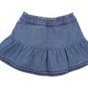 Online Name It Name It Skirt Medium Blue Denim Prikker