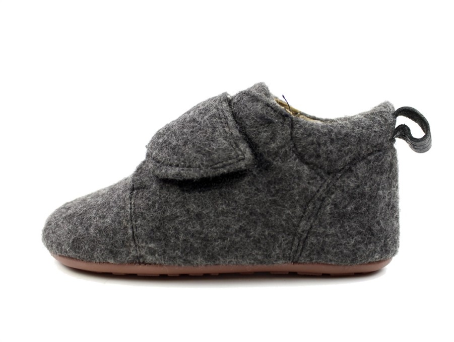 New Bundgaard Bundgaard Dark Grey Home Shoes Tannu Wool