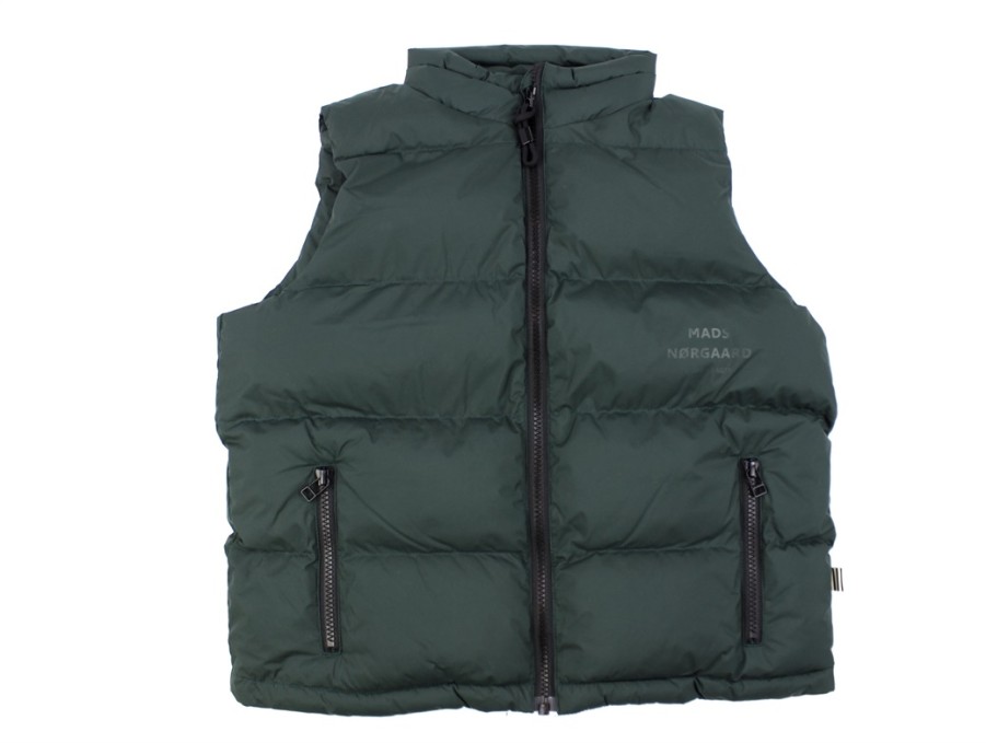 New Mads Nørgaard Mads Norgaard Darkest Spruce Puffer Vest Julo