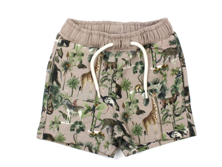 Online Name It Name It Shorts Sweat Plaza Taupe Print