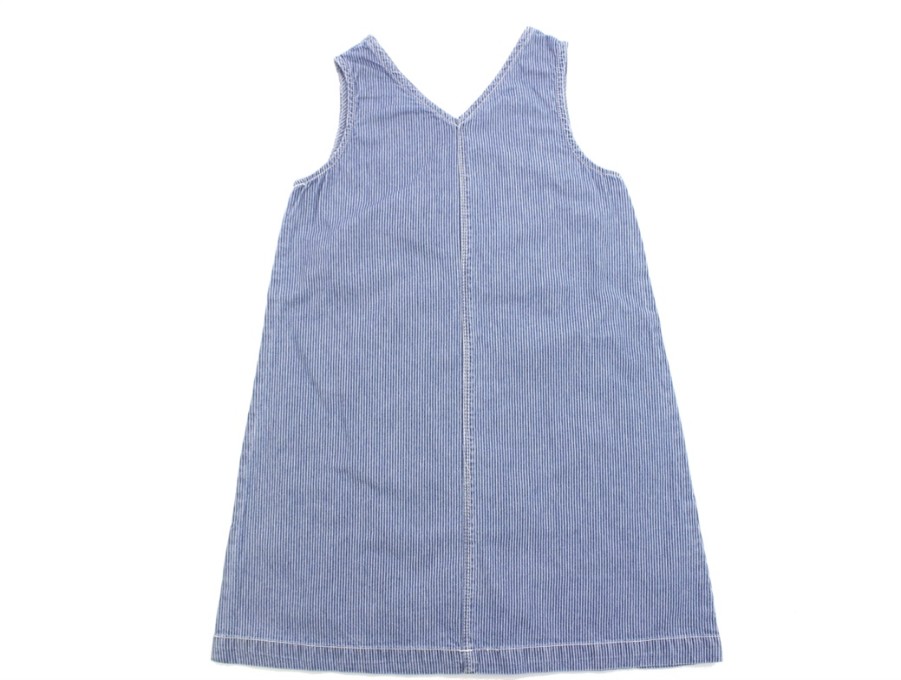 Hot Name It Name It Medium Blue Denim/White Dress Stripes