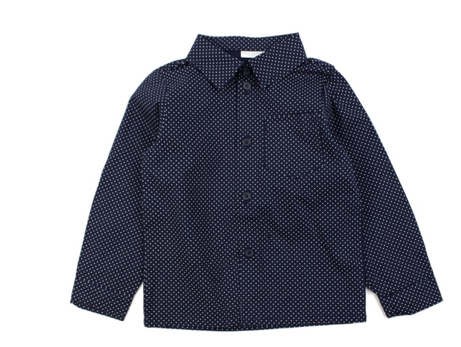 Online Name It Name It Dark Sapphire Polka Dot Shirt