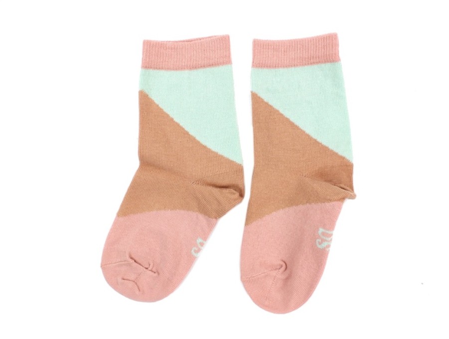 Hot Soft Gallery Mp/Soft Gallery Socks Cotton Dewkist Candystripe (3-Pack)