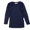 Hot Joha Joha Navy Blouse Merino Wool/Silk