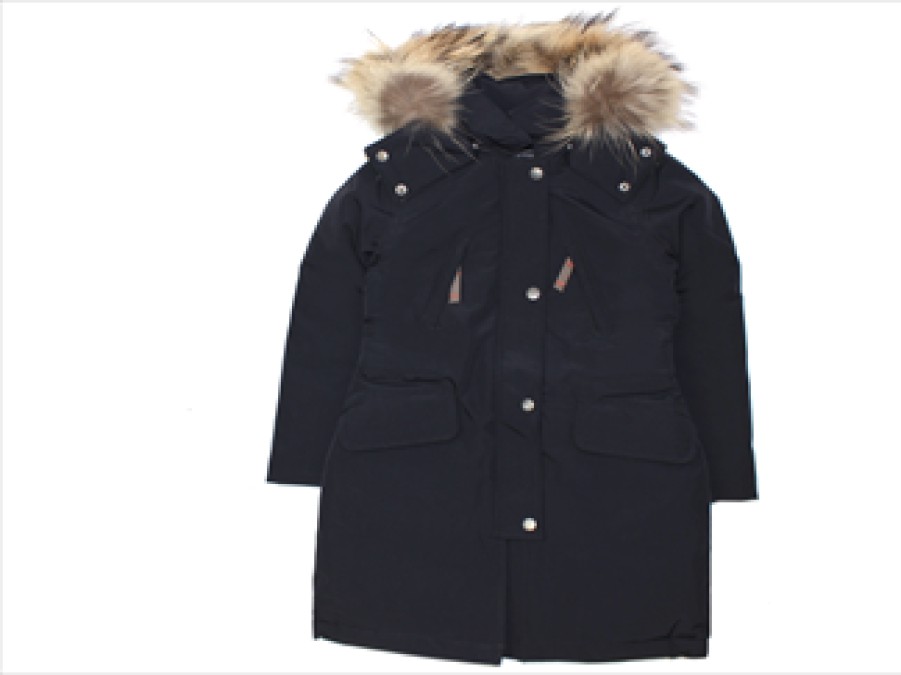 Hot Ver de Terre Ver De Terre Black Girl'S Winter Coat Arctic With Down