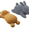 Clearance Liewood Liewood Cat Mustard Bath Toys Vikky (2-Pack)