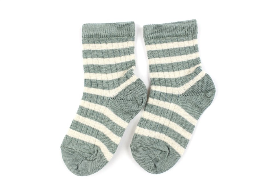 Online MP Mp Lily Pad Socks Wool Stripes (2-Pack)