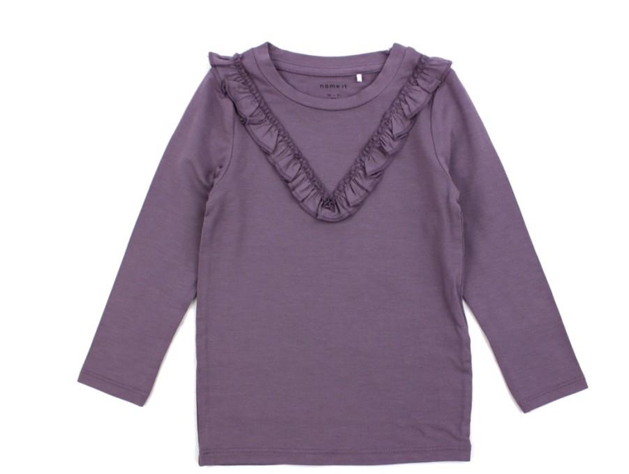 Clearance Name It Name It Arctic Dusk Top With Ruffles