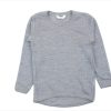 Online Joha Joha Light Grey Melange Blouse Merino Wool