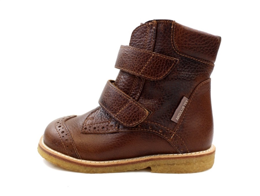 Clearance Angulus Angulus Cognac Winter Boot With Tex