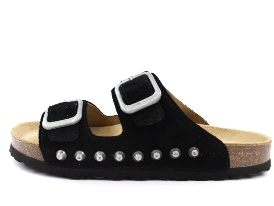 Clearance Petit by Sofie Schnoor Petit By Sofie Schnoor Sandal Black Suede With Studs