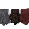 Online Mikk line Celavi Mittens Knit Tortoise Shell Uld/Nylon (2-Pack)