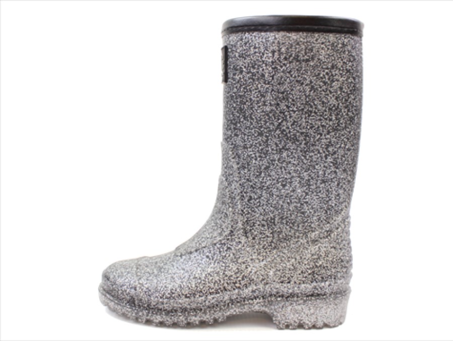 New Petit by Sofie Schnoor Petit By Sofie Schnoor Rubber Boot Black Multi Glitter