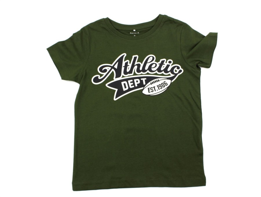 Hot Name It Name It Rifle Green T-Shirt Athletic