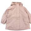 Hot Wheat Wheat Themal Rain Jacket Rika Powder Rose Flowers