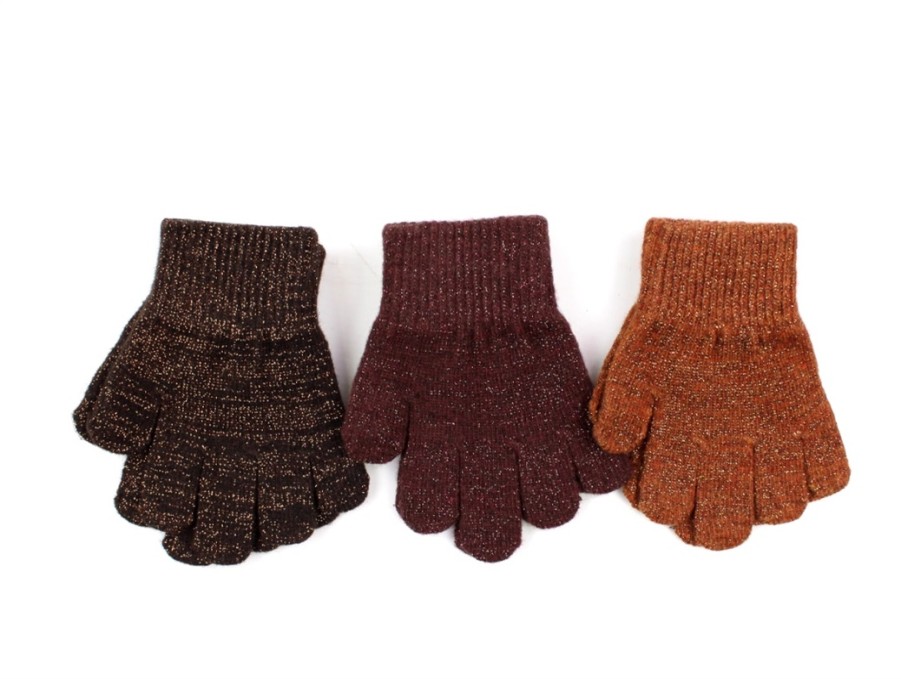 Hot Mikk line Celavi Mittens Knit Tortoise Shell Uld/Nylon (2-Pack)