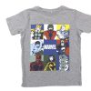 Online Name It Name It T-Shirt Grey Melange Marvel