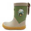 Clearance Bisgaard Bisgaard Rubber Boot Green/Beige With Badge