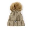 New HUTTEliHUT Huttelihut Camel Alpaca Pompom Hat