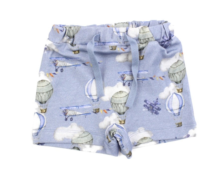 Hot Name It Name It Dusty Blue Shorts Air Balloons