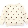 New Lil Atelier Lil Atelier Whitecap Gray/Ladybugs Sweatshirt