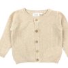 Online Lil Atelier Lil Atelier Cardigan Humus Melange Bomuld/Cashmere