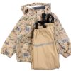 New Mikk line Mikk-Line Nougat Rainwear Pants And Jacket Animal Print