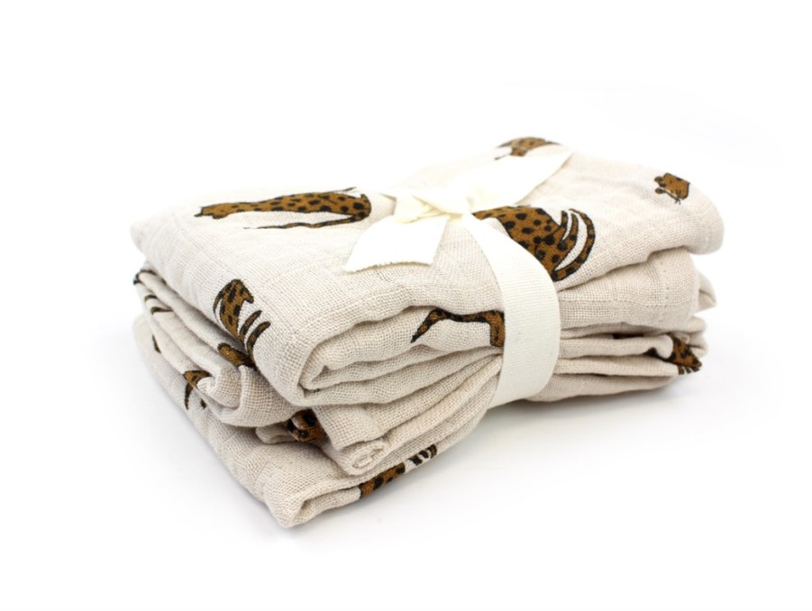 Wholesale Liewood Liewood Lewis Leopard Sandy Muslin Cloth (2-Pack)