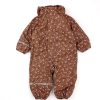 New Celavi Celavi Rainsuit Aztec Flowers With Fleece Lining