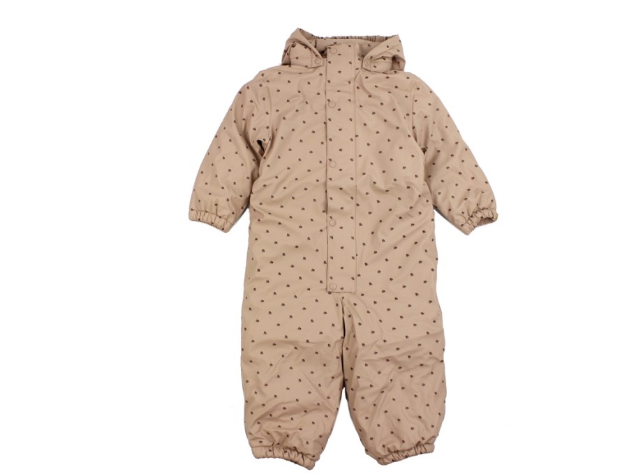 Online Lil Atelier Lil Atelier Roebuck Ladybug Rubber Snowsuit